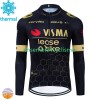 Maillot Cyclisme Hiver Thermal Fleece Visma Lease A Bike 2024 N001 Maillot Cyclisme Hiver Thermal Fleece Visma Lease A Bike 2024 N001